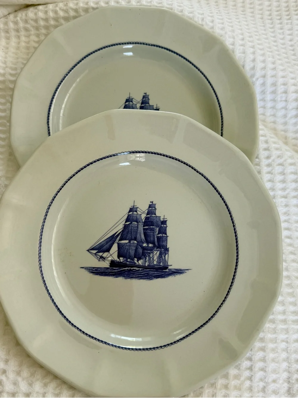 Wedgwood Georgetown collection Flying cloud  1851 Dinner Plates